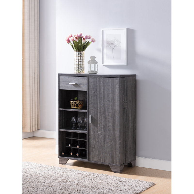 Orren Ellis Drumawillin Bar with Wine Storage & Reviews Wayfair